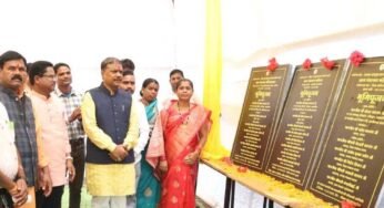 रायपुर : वनमंत्री ने 48 लाख रुपए से अधिक के विकास कार्यों का किया भूमिपूजन