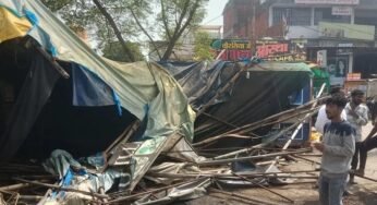 जबलपुर: विजय नगर की 20 साल पुरानी अवैध चौपाटी पर चला नगर निगम का बुलडोजर