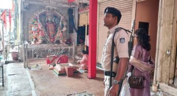 10 करोड़ के गहनों से सजी नगर जेठानी मां, 5 करोड़ के चांदी रथ से होगी विदाई – नुनहाई का भव्य दुर्गा उत्सव