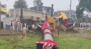 धार: पिथमपुर-सागौर रेलवे ब्रिज निर्माण में क्रेन पलटी, दो की मौत