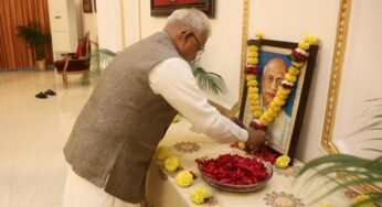 राज्यपाल मंगुभाई पटेल ने दिलाई एकता दिवस की शपथ
