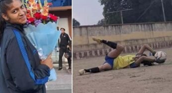 शहडोल की फुटबॉल स्टार सुहानी कोल का जर्मनी सफर, कोच और साथियों संग रवाना
