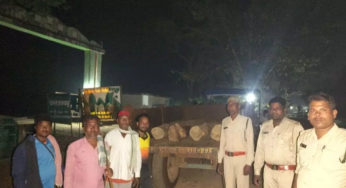 CG : सागौन लकड़ी की परिवहन करते आरोपी गिरफ्तार …