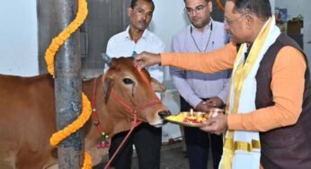 गोवर्धन पूजा पर मुख्यमंत्री ने किया गौपूजन, बोले- गौसेवा ही सच्ची सेवा है