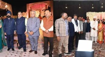 क्रेडा के अध्यक्ष श्री भूपेंद्र सवन्नी जी की सुपुत्री एवं भाजपा नेता शिवरतन शर्मा जी के सुपुत्र के विवाह समारोह में शामिल हुए पर्यटन मंत्री राजेश अग्रवाल