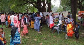 बीजापुर में विकास की दस्तकः धुर माओवाद प्रभावित क्षेत्र के सात गांवों में पहली बार लगा मेगा हेल्थ कैंप