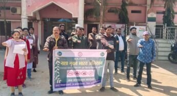 खड़गवां में नशा मुक्ति अभियान