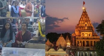 अभिनेत्री दिव्या दत्ता बाबा महाकाल के धाम पहुंचीं, नंदी जी के कानों में की मनोकामना