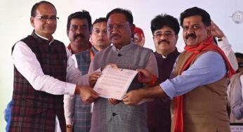 रायपुर : केंद्रीय मंत्री शिवराज सिंह चौहान ने किया छत्तीसकला ब्राण्ड एवं डिजिटल फाइनेंस बुकलेट का किया विमोचन