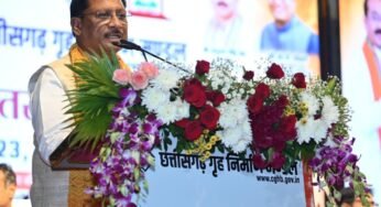 रायपुर : मुख्यमंत्री विष्णु देव साय ने हाउसिंग बोर्ड की 2060 करोड़ की लागत वाली आवासीय परियोजनाओं का किया शुभारंभ