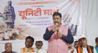 रायपुर : सरदार पटेल का योगदान अविस्मरणीय -वन मंत्री केदार कश्यप