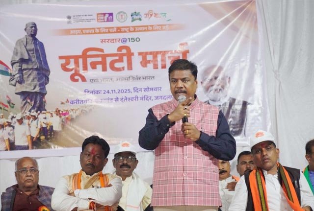 रायपुर : सरदार पटेल का योगदान अविस्मरणीय -वन मंत्री केदार कश्यप