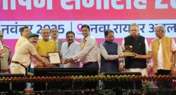रायपुर : वन एवं जलवायु परिवर्तन विभाग की प्रदर्शनी को मिला तृतीय पुरस्कार
