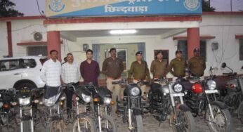 मध्यप्रदेश पुलिस की वाहन चोरो पर लगातार प्रभावी कार्रवाई