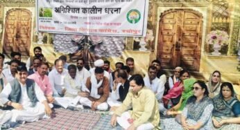 किसानों का गुस्सा सड़कों पर: कांग्रेस का धरना, BJP सरकार पर जमकर हमला