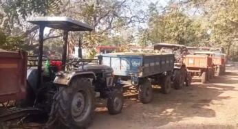 CG : जिले में अवैध रूप से रेत परिवहन कर रहे 9 ट्रैक्टरों को किया जब्त…