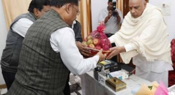 मुख्यमंत्री विष्णु देव साय ने अघोर गुरुपीठ में की पूजा-अर्चना, प्रदेश की सुख-समृद्धि के लिए की प्रार्थना