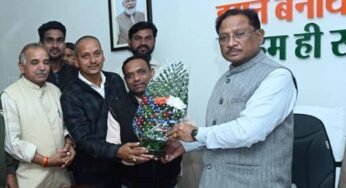 मुख्यमंत्री विष्णु देव साय से कुंभकार समाज के प्रतिनिधि मंडल की सौजन्य मुलाकात