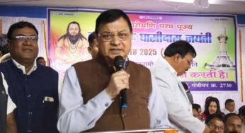 महान संत बाबा गुरु घासीदास जी की 269वीं जयंती समारोह में मंत्री लखन लाल देवांगन हुए सम्मिलित