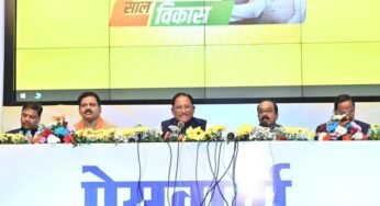 रायपुर : शासन के 2 वर्ष : जनविश्वास से जनकल्याण तक – शासन की जनकल्याणकारी योजनाओं से समग्र विकास की ओर तेजी से आगे बढ़ रहा है छत्तीसगढ़ – मुख्यमंत्री विष्णु देव साय