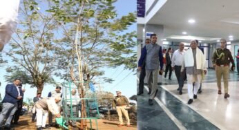 राज्यपाल मंगुभाई पटेल ने किया एम्स का भ्रमण