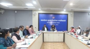 मुख्य निर्वाचन पदाधिकारी मप्र ने मान्यता प्राप्त राष्ट्रीय राजनीतिक दलों के प्रतिनिधियों के साथ की बैठक