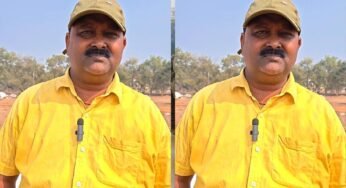 रायपुर : जालबांधा सहकारी समिति में नन्दलाल वर्मा ने 120 क्विंटल धान बेचा