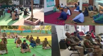 विश्व ध्यान दिवस पर मध्यप्रदेश पुलिस की ऐतिहासिक सहभागिता