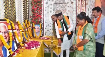 अटल बिहारी वाजपेयी का सुशासन मॉडल देश के लिए मार्गदर्शक : मंत्री सारंग