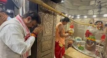 उपमुख्यमंत्री शुक्ल ने बाबा महाकालेश्वर के किए दर्शन