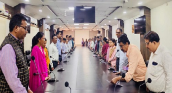 CG : जिला शिक्षा अधिकारी जीआर. मंडावी द्वारा नशा मुक्ति की शपथ दिलाई गई…