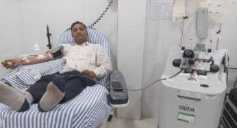 अजय बरलोटा ने सौ बार रक्तदान एवं प्लाज़्मा डोनेशन कर रचा सेवा का कीर्तिमान