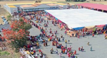मकर संक्रांति पर कुबेरेश्वरधाम में भक्तों का उमड़ा सैलाब, शिव भोग के लिए बने 5100 तिल-गुड़ के लड्डू