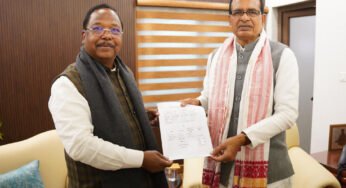 रायपुर : मंत्री रामविचार नेताम ने केन्द्रीय कृषि मंत्री चौहान से की मुलाकात