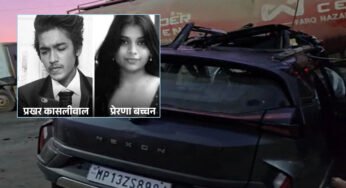 इंदौर में तेज रफ्तार कार ट्रक से टकराई, हादसे में तीन की मौत – मृतकों में बाला बच्चन की बेटी प्रेरणा और आनंद कासलीवाल का बेटा प्रखर