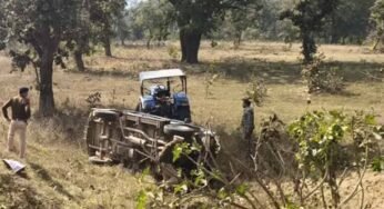 कांकेर में टैक्सी बेकाबू होकर नाले में जा गिरी, दो लोगों की मौत