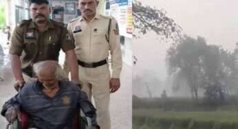 खेत-खार में ठंड से ठिठुर रहा था बुजुर्ग, पुलिस ने सूचना पर बचाई जान