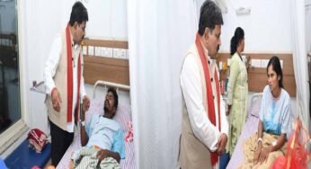 उपमुख्यमंत्री श्री विजय शर्मा ने आईईडी ब्लास्ट में घायल जवानों से अस्पताल में की मुलाकात