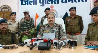 CG : धमतरी में महिला नक्सली ने किया आत्मसमर्पण…