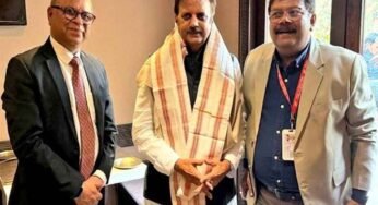 उप मुख्यमंत्री शुक्ल ने अलायन्स एयरवेज के प्रबंध निदेशक सेन से रीवा-रायपुर विमान सेवा के संबंध में किया विमर्श