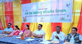 CG : जिले के केरेगांव परिक्षेत्र में वन विभाग एवं अर्थ रिट्रीट फाउंडेशन के संयुक्त तत्वावधान में एक विशेष जन-जागरूकता कार्यक्रम का आयोजन किया…