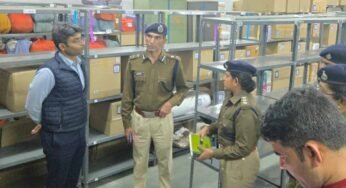 पुलिस आयुक्त संजय कुमार ने किया टीटी नगर थाने का औचक निरीक्षण