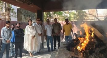 मानवीय मूल्यों को पुनर्जीवित करती ‘सेवा एक नई पहल’ — अंतिम संस्कार में निभाया सामाजिक दायित्व