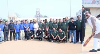 रायपुर इंटर प्रेस क्रिकेट प्रतियोगिता का आगाज़, संपादकों–पूर्व पदाधिकारियों के बीच रोमांचक मुकाबला, डिप्टी सीएम साव भी मैदान में