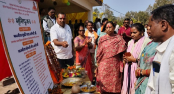 CG : विधायक ने पुलिया निर्माण कार्य का किया भूमिपूजन…