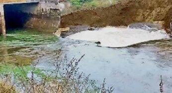 जबलपुर में बरगी बांध की नहर फूटी, 6 गांवों और खेतों में घुसा पानी