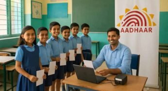 352 स्कूलों में आधार बायोमेट्रिक अपडेट कैंप, 21,406 विद्यार्थियों का होगा सत्यापन
