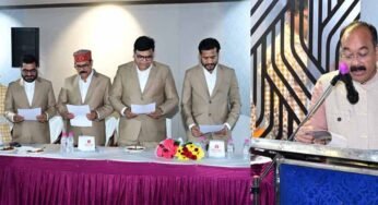 उप मुख्यमंत्री अरुण साव ने दिलाई शपथ, नई ऊर्जा के साथ आगे बढ़ेगा प्रेस क्लब बिलासपुर