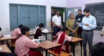 अंग्रेजी की परीक्षा में 269 परीक्षार्थी गैरहाजिर, कलेक्टर ने किया परीक्षा केन्द्रों का आकस्मिक निरीक्षण