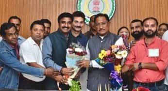 मुख्यमंत्री से छत्तीसगढ़ कर्मचारी अधिकारी फेडरेशन के प्रतिनिधिमंडल ने की मुलाकात मुख्यमंत्री विष्णुदेव साय